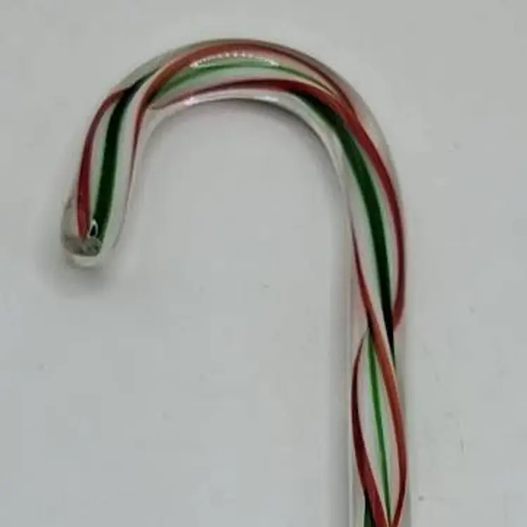 #04 Hand Blown Art Glass Candy Cane!!!