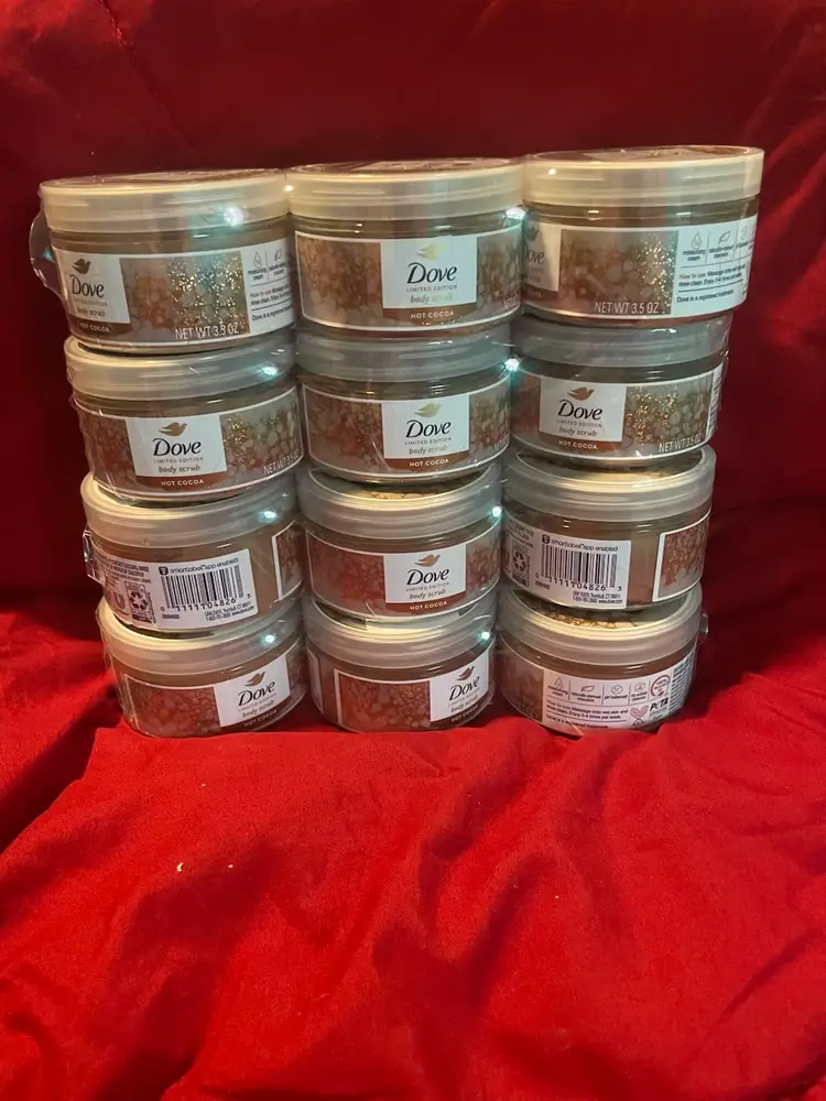Dove Limited Edition Hot Chocolate Body Scrub 3pk