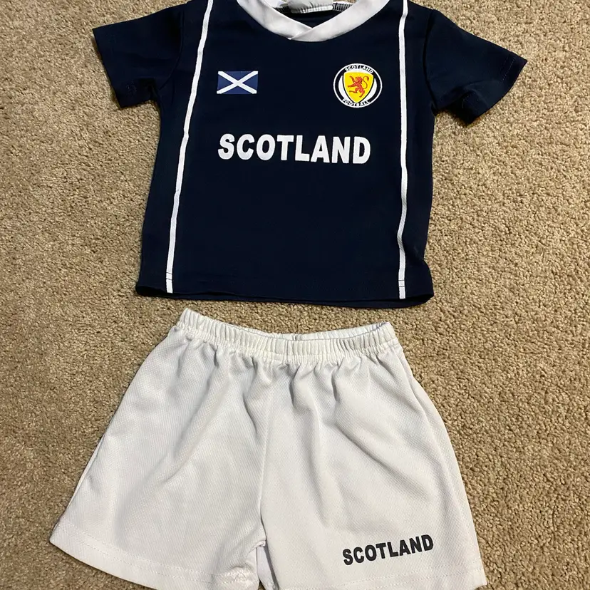 Football Nations Unisex Toddler Size 1-2Y Scotland Football Soccer Uniform