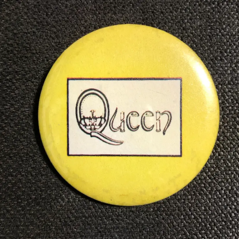 Vintage Queen Pinback Button Pin