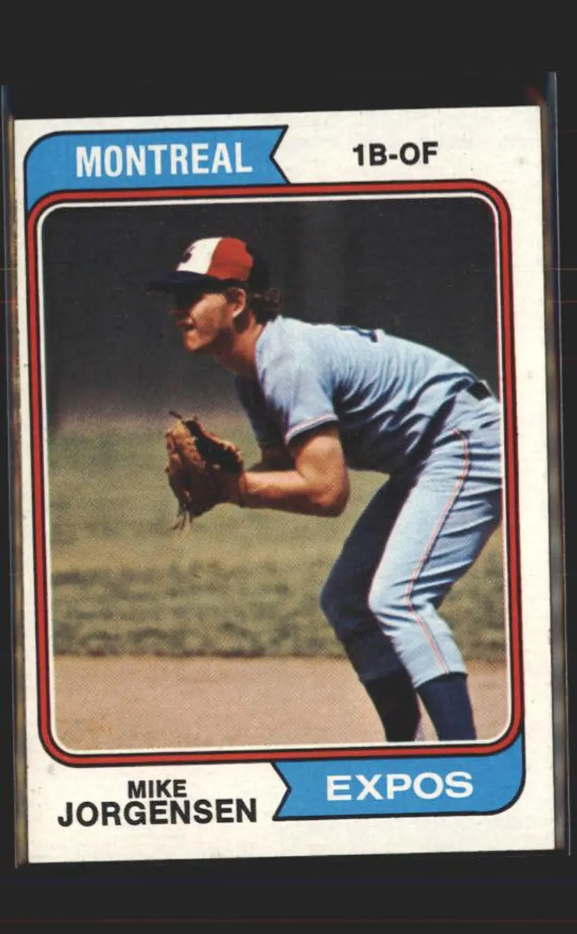 1974 Topps #549 Mike Jorgensen - (pk5) - Montreal Expos
