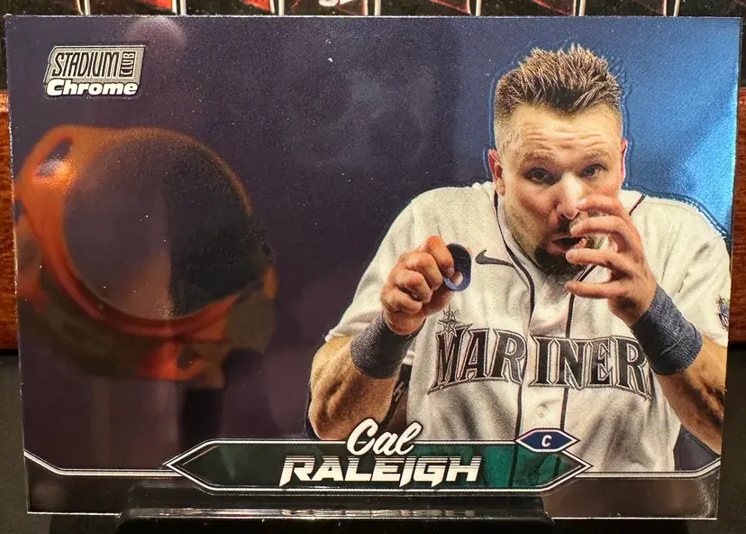 Cal Raleigh 2024 Stadium Club Chrome 247 Seattle Mariners