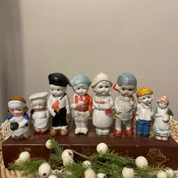 Antique Penny Doll Frozen Charlotte Lot Japan