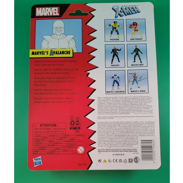 Marvel LEGENDS Retro UNCANNY X-MEN Avalanche