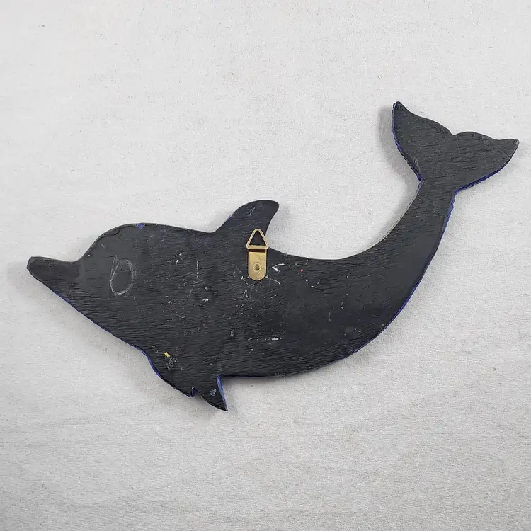 Glitter Dolphin Resin Wall Art