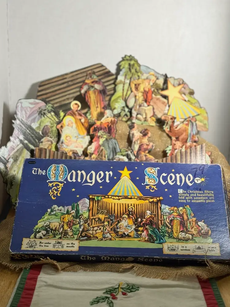 Manger Nativity Scene