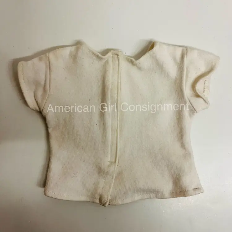 American Girl Doll White T Shirt (A12-11)