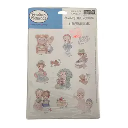 2001 Precious Moments Hallmark  Heartline Pckg of Stickers -4 Sheets