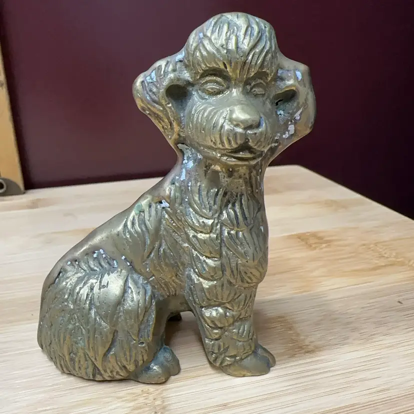 Solid Brass Dog