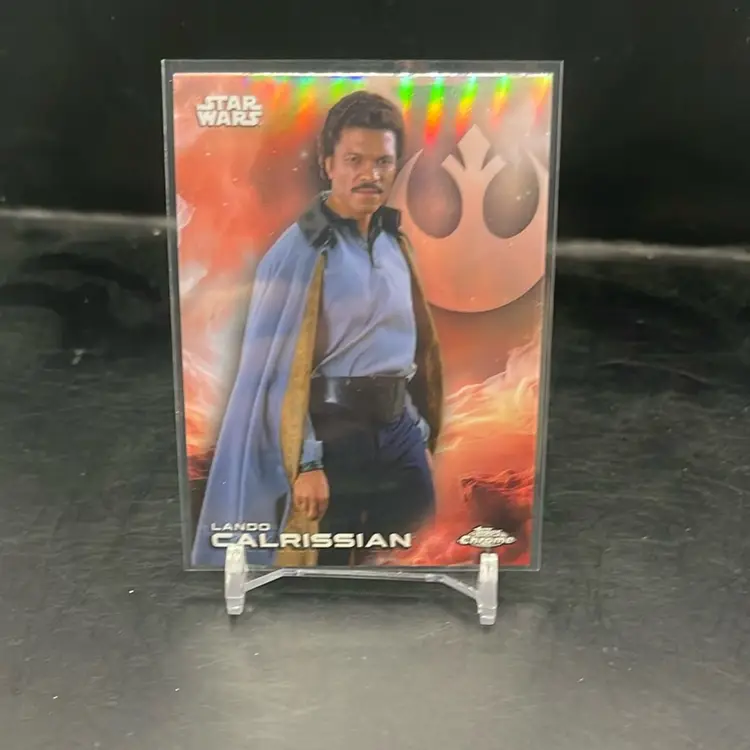 2025 Topps Chrome Star Wars Lando Calrissian Refractor