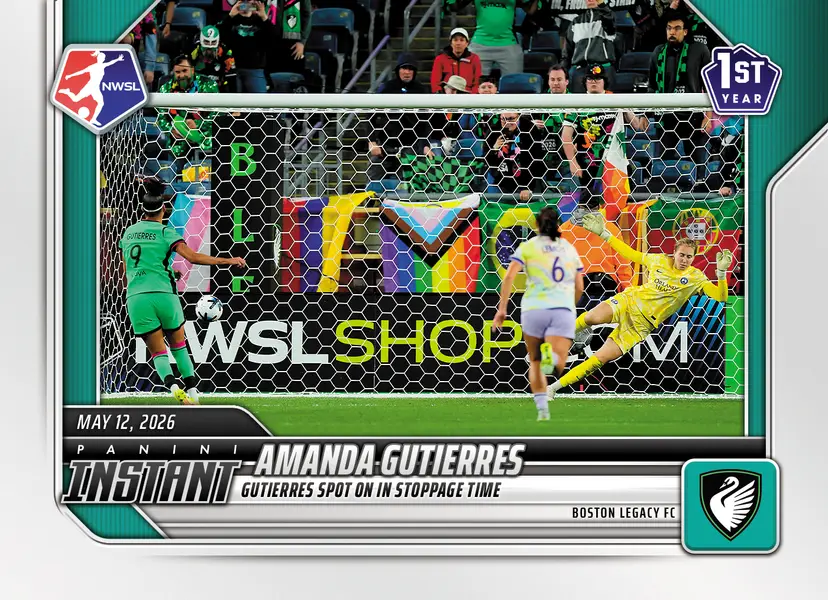 Amanda Gutierres Rookie Card - Limited Edition Only 82 Made! 2026 Panini Instant NWSL #64 - Base