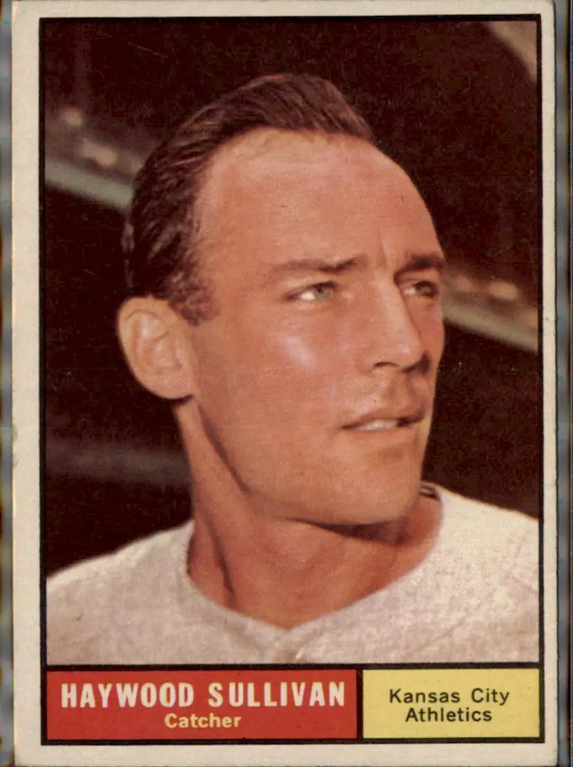 1961 Topps #212 Haywood Sullivan - ( ) - Kansas City Athletics