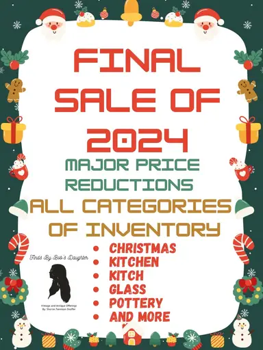 Blow-Out Final Sale Of 2024