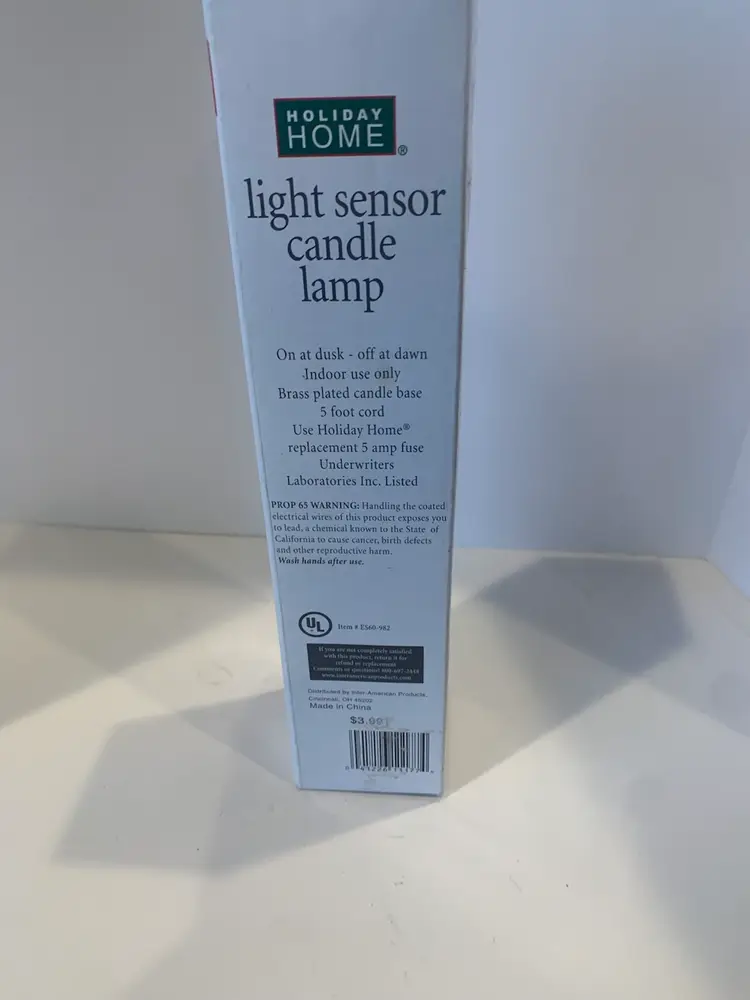 Candle Lamp for Christmas Decoration