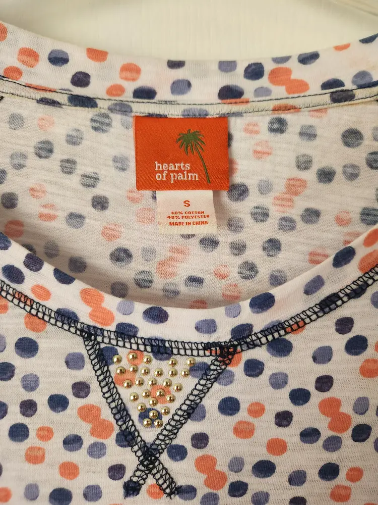 Hearts of Palm Size S/M Women's Shirt