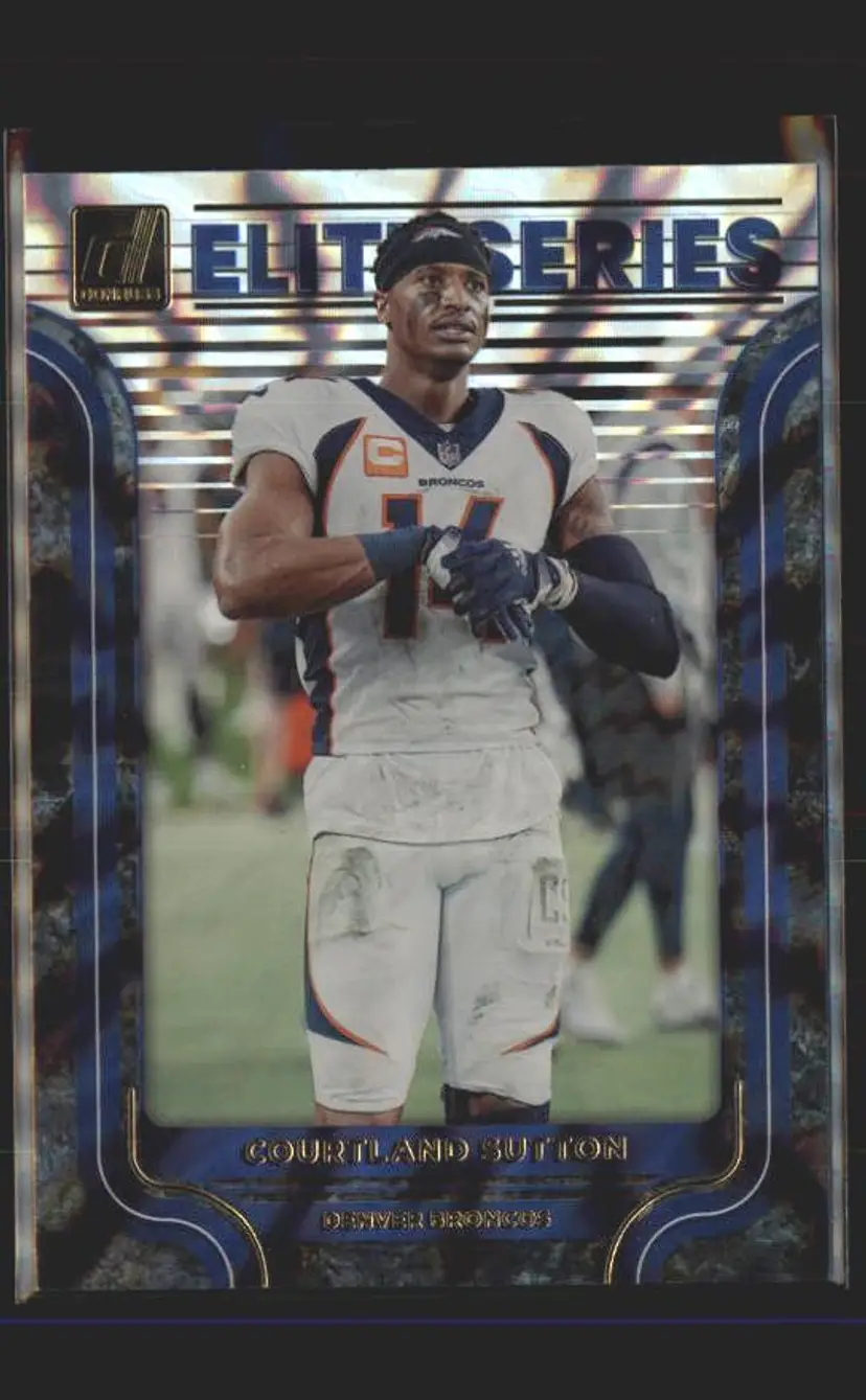2022 Donruss #ES-3 Courtland Sutton Elite Series - (139) - Denver Broncos