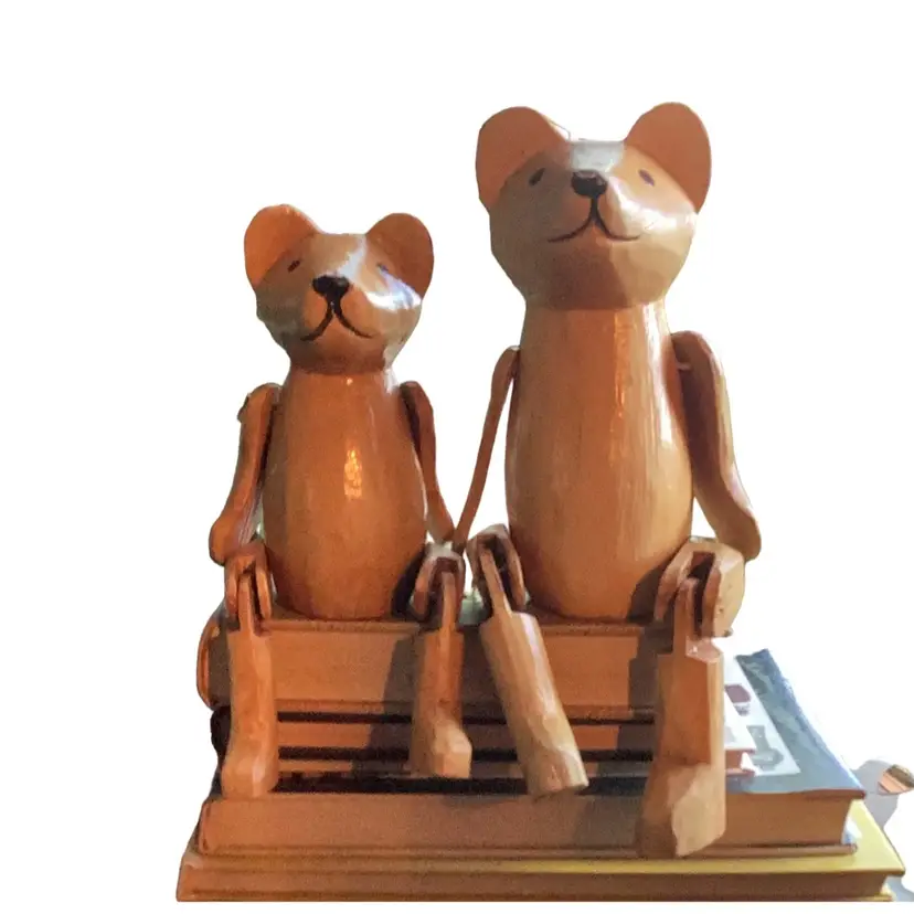 THE Cutest Articulated Wooden Teddy Bears Made In Indonesia