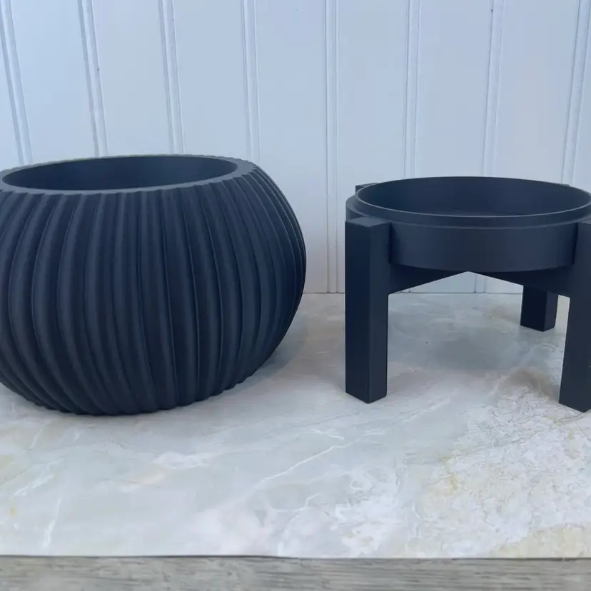 Indoor Planter Pot, The Roni Planter, Flower Pot, Houseplants Pot, 3D Printed Planter, Modern Home Decor, Ecofriendly