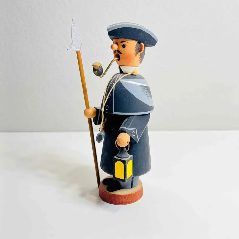 German Figurine Town Crier Smoker German Town Guard Vintage Home Decor