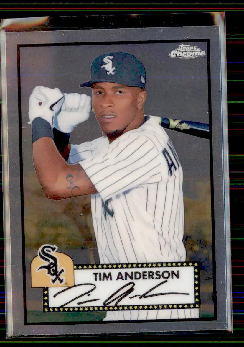 Tim Anderson 2021 Topps Chrome Platinum Anniversary #328 - Chicago White Sox - (153-296)
