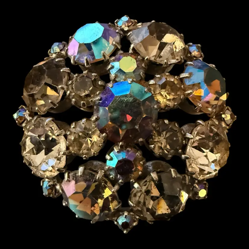 Karu Arke AB Rhinestone Brooch 1.5β
