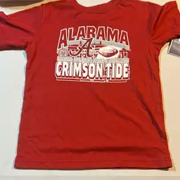 New Kids Small 6/7 Alabama University Crimson Tide Shirt