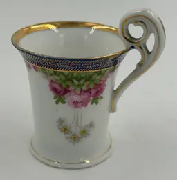 Demitasse Cup Gold Accents