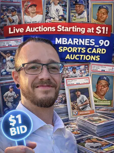 AUCTIONS STARTING AT $1 Relics, Graded, Autos 