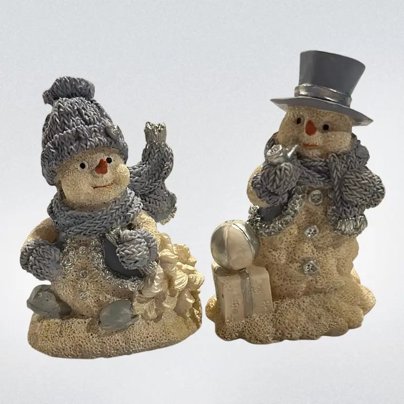 Glitter Snowmen Set Of 2