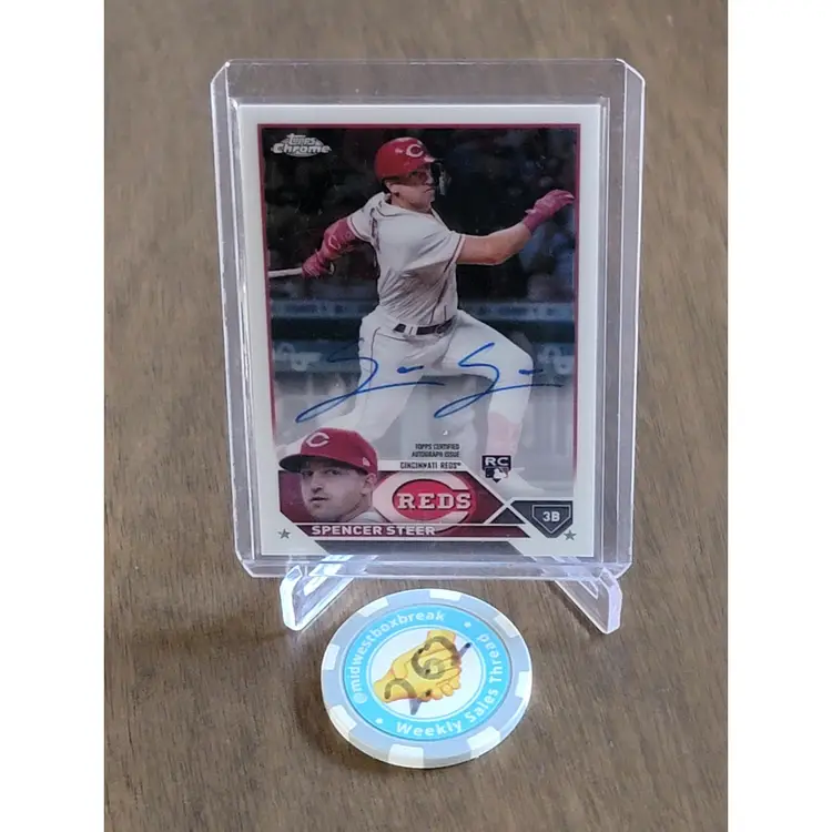 2023 Topps Chrome Spenser Steer RC Auto