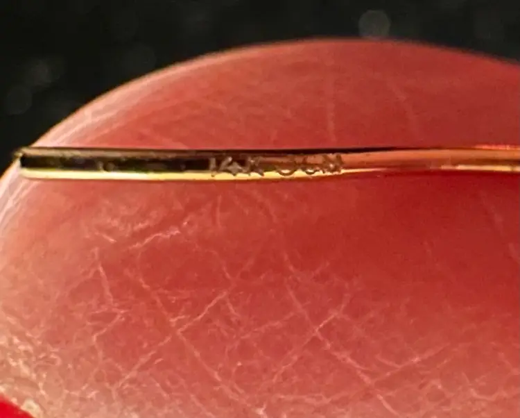 14k Yellow Gold Hoop Earrings 1” JCM