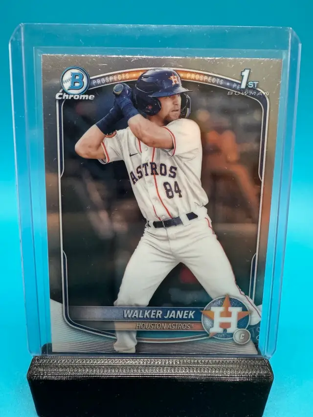 Walker Janek 1st Bowman Chrome Houston Astros