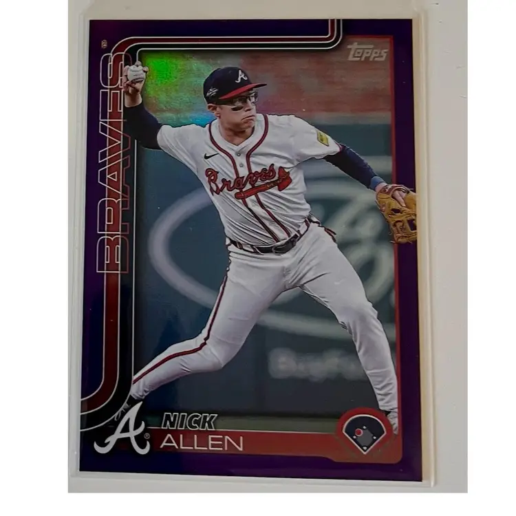 Nick Allen Purple Foil /250 Atlanta Braves