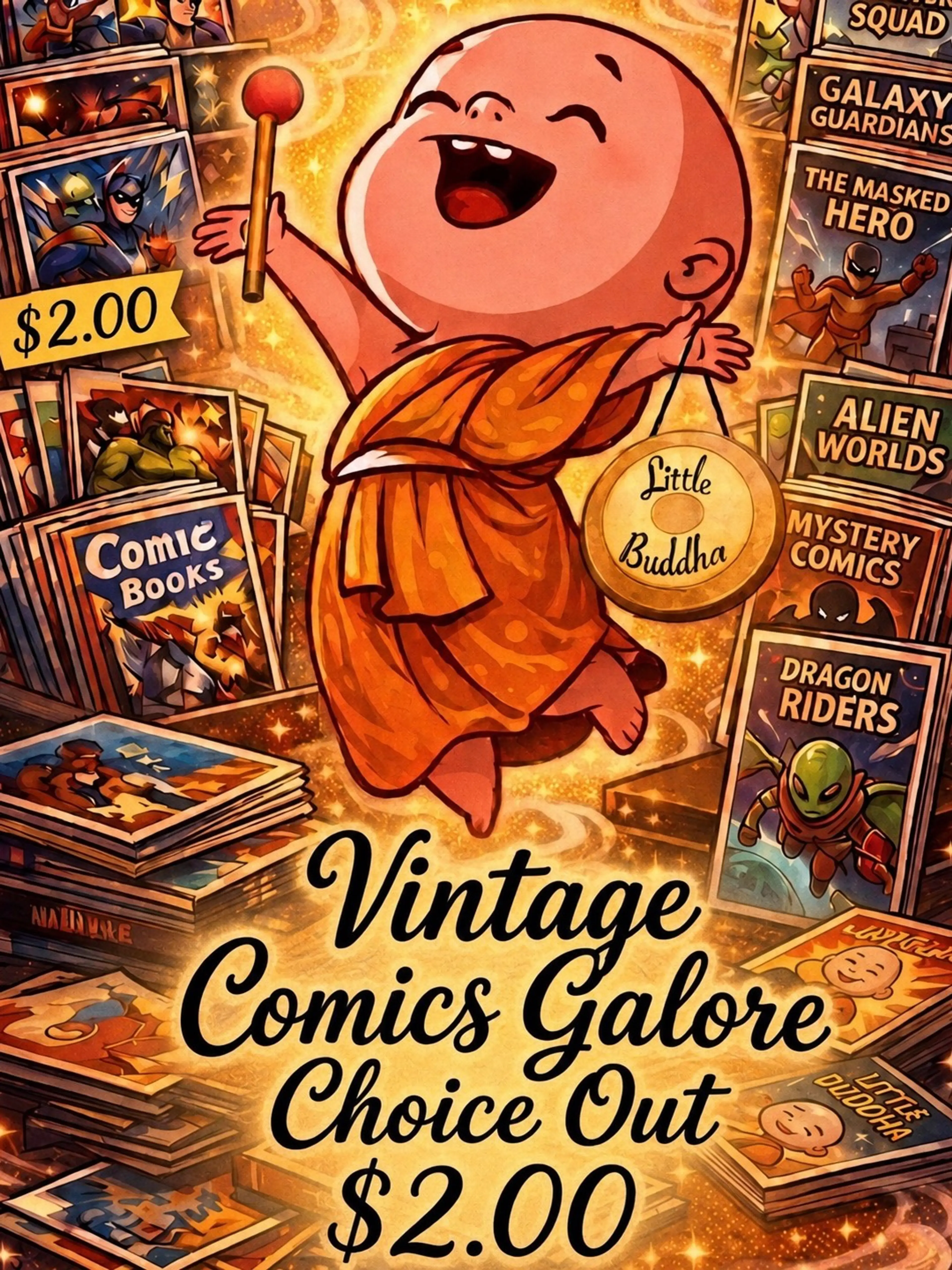 Vintage Comics Galore-$2.00-Choice Out!