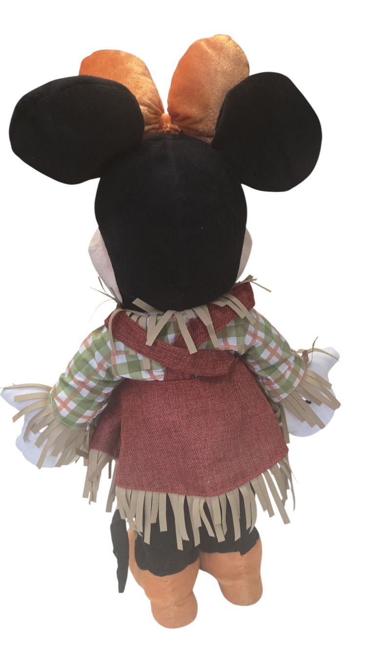 Rare Disney Harvest Greeter Minnie Mouse Thanksgiving Figure
