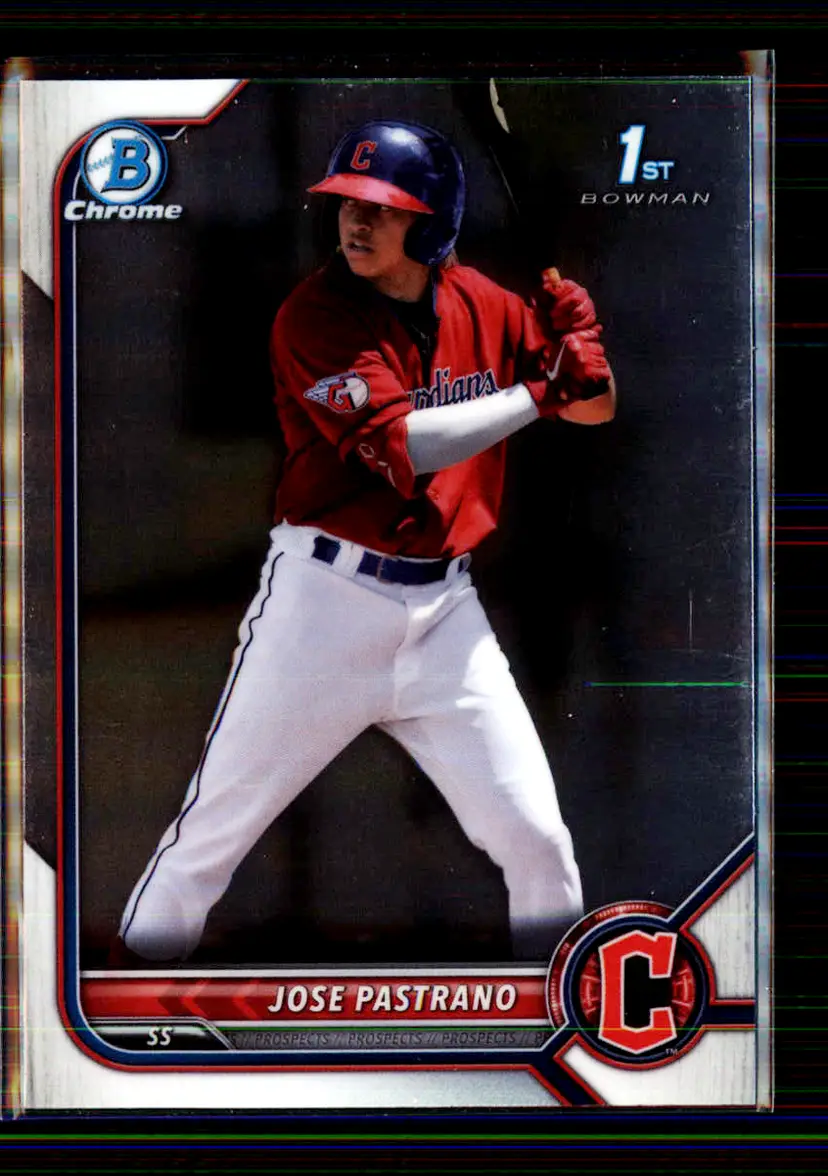 Jose Pastrano 2022 Bowman Chrome #BCP-21 - Cleveland Guardians - (147-293)