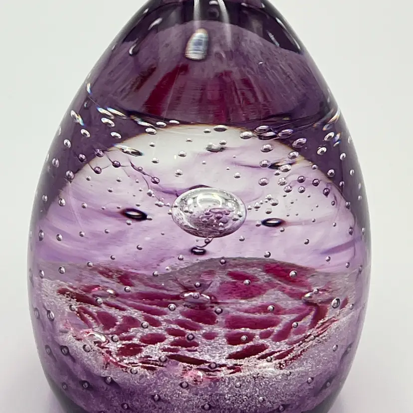 Caithness Art Glass- Tropical Rain Paperweight