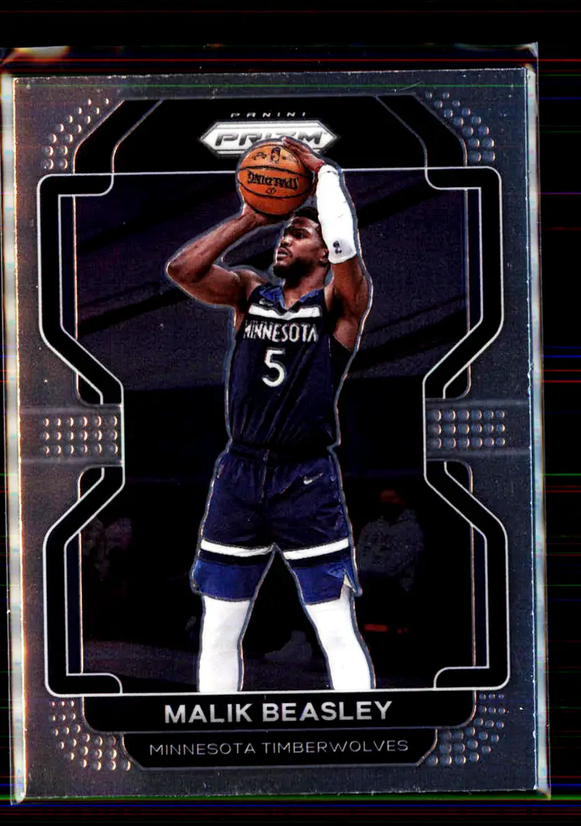 Malik Beasley 2021-22 Panini Prizm #98 - Minnesota Timberwolves - (136-25)