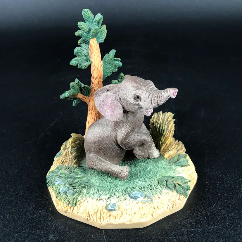 Protect Nature’s Innocent African Elephant Figurine