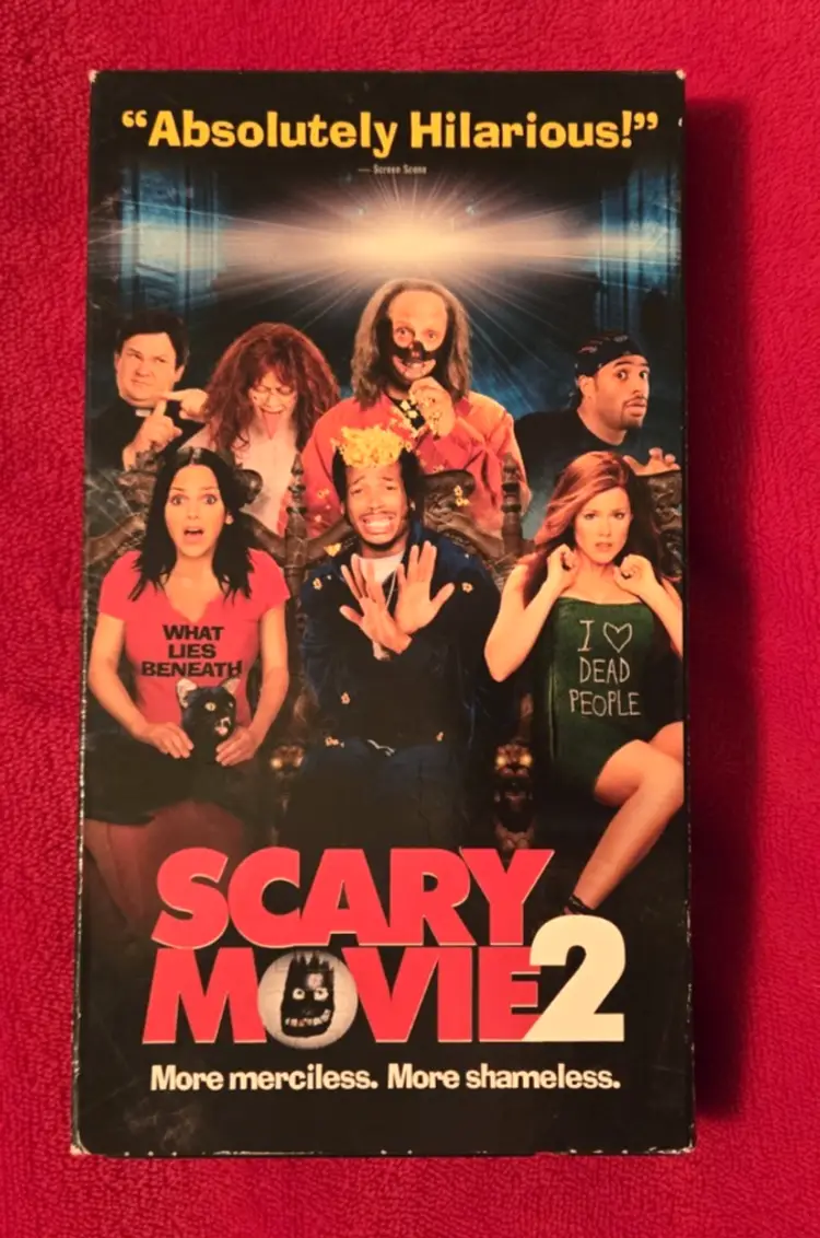 Scary Movie 2 VHS 2001 Horror Parody Spoof Comedy Dimension Ex rental TESTED