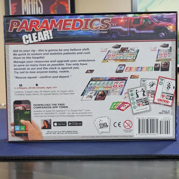 Paramedics: Clear! Board Game