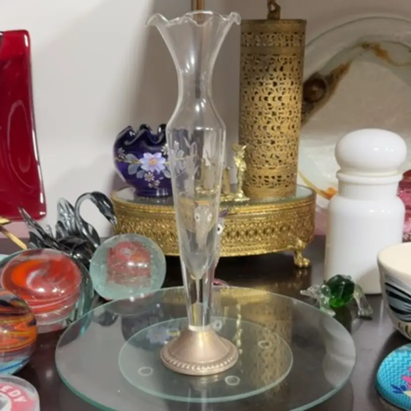Sterling Glass Vase