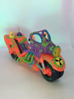 Vintage Toxic Crusaders Smogcycle Bike Vehicle Motorcycle 1991 Troma Incomplete