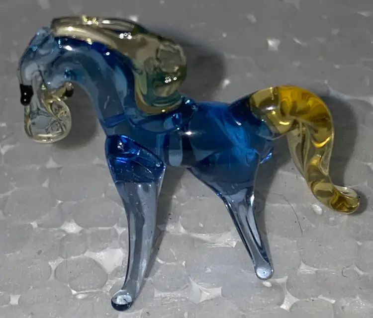 #01 25% Off In From Ukraine Miniature (1 To 1.5") Blown Glass  As Pictured Front And Back Photos (was $8)