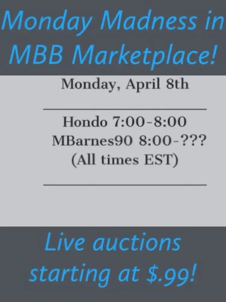 Auctions With MBARNES_90 Monday Eclipse Madness 