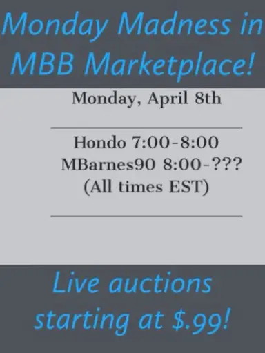 Auctions With MBARNES_90 Monday Eclipse Madness