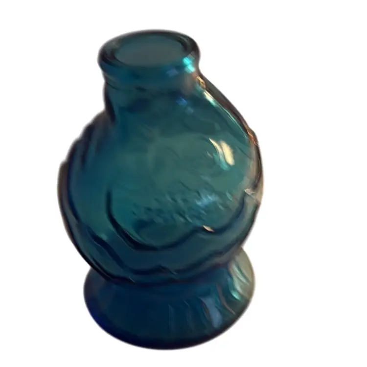 Wheaton Tuscan Blue Small Bottle.