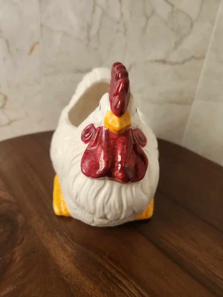 Ceramic Rooster Planter