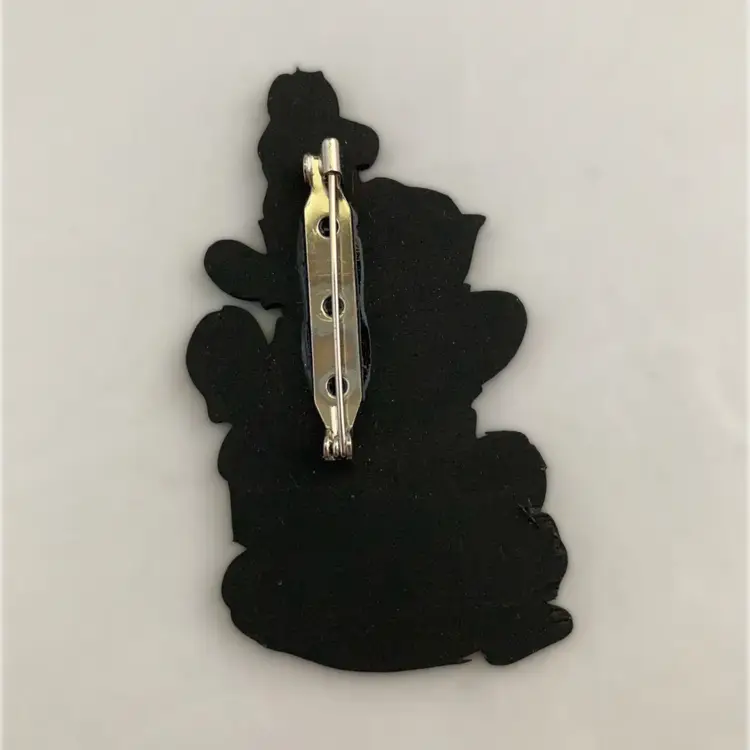 Upcycled Alice In Wonderland Brooch Pin