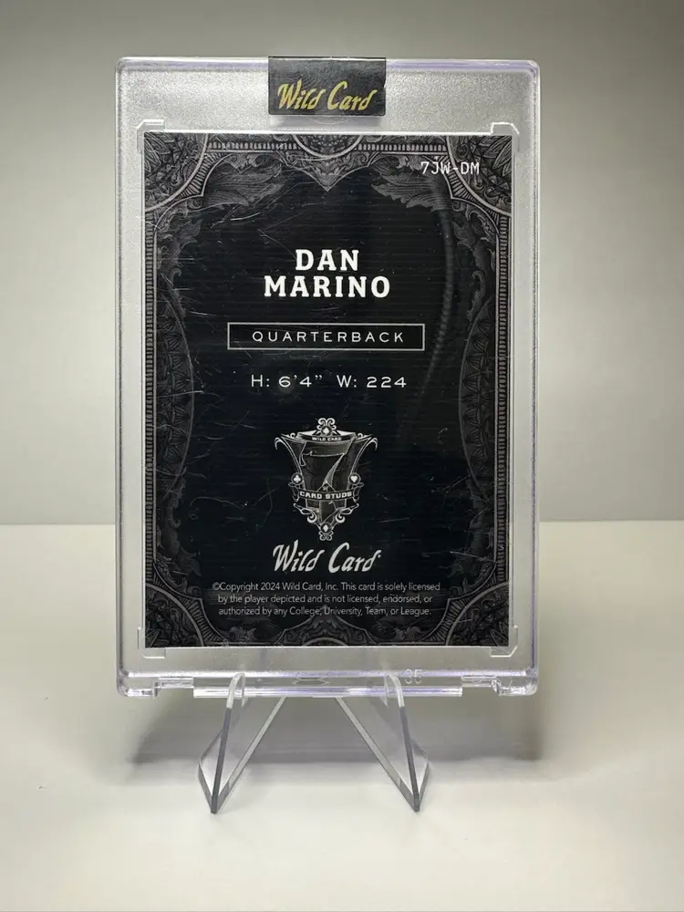 2024 Wild Card DAN MARINO  1/1  Neon Joker Miami Dolphins One Of One.